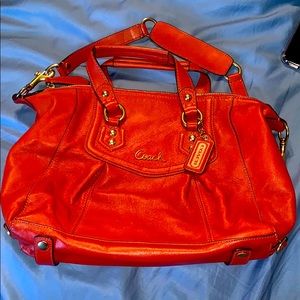 Coach Ashley Leather Satchel Purse